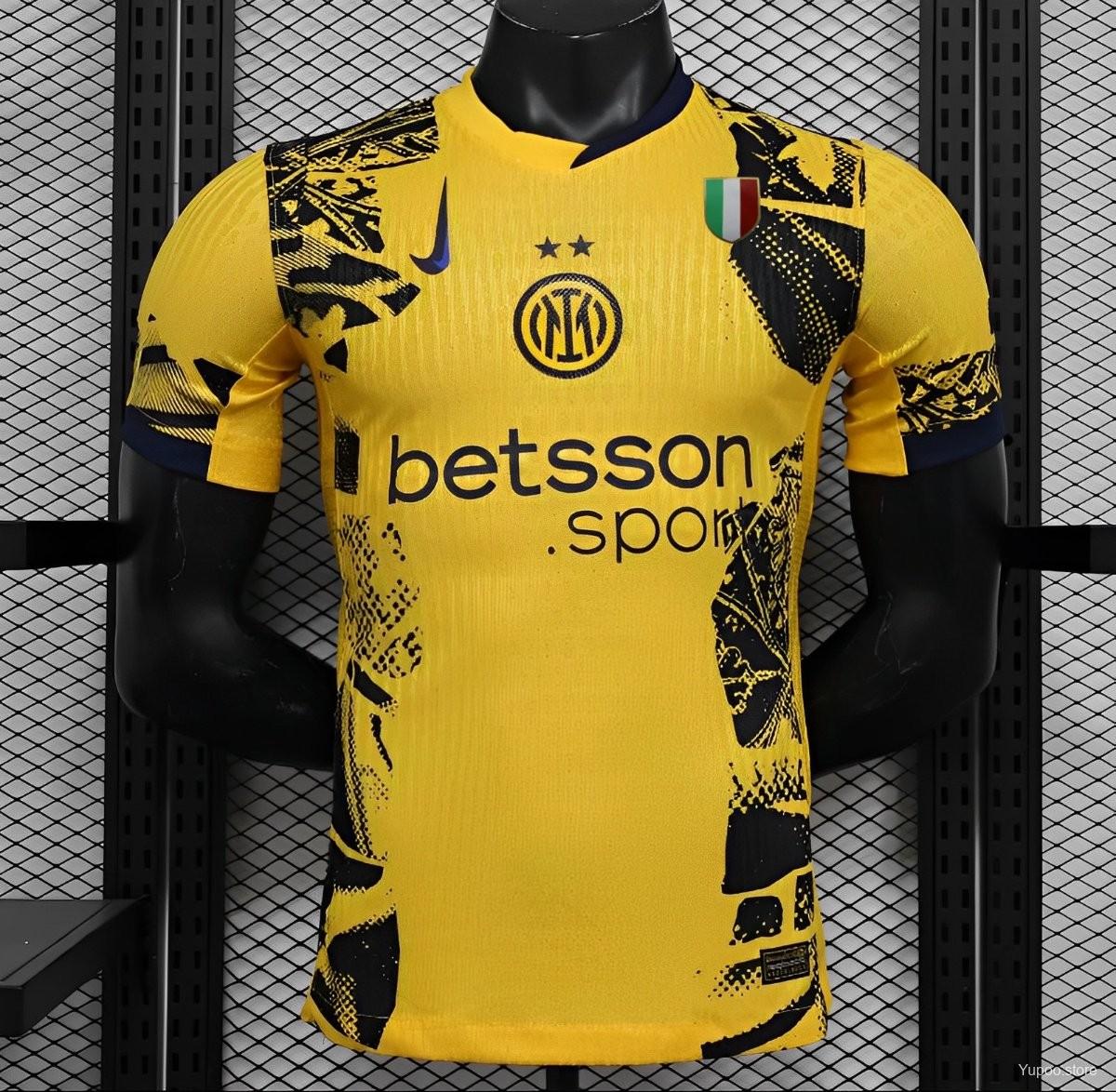 Camiseta de fútbol Inter Milan 2024/25 TERCERA MANGA CORTA VERSION JUGADOR
